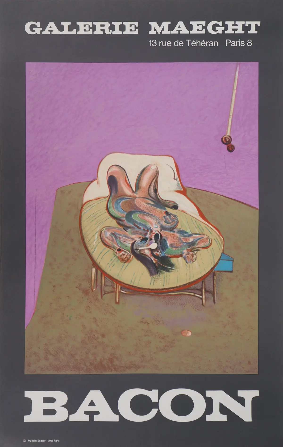 Francis BACON : Femme allongée - Lithographie