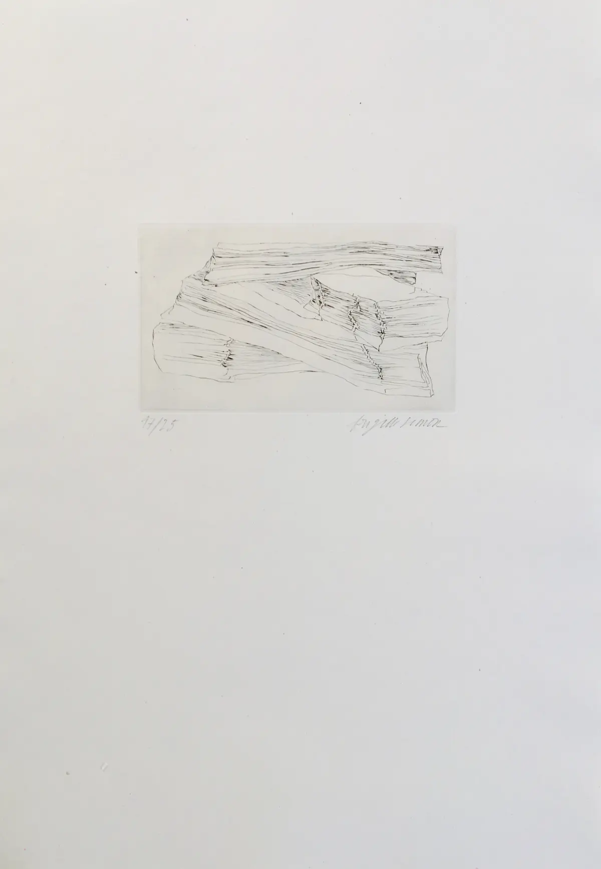 Brigitte SIMON - Le livre des livres, 1972 - Pointe-sèche originale