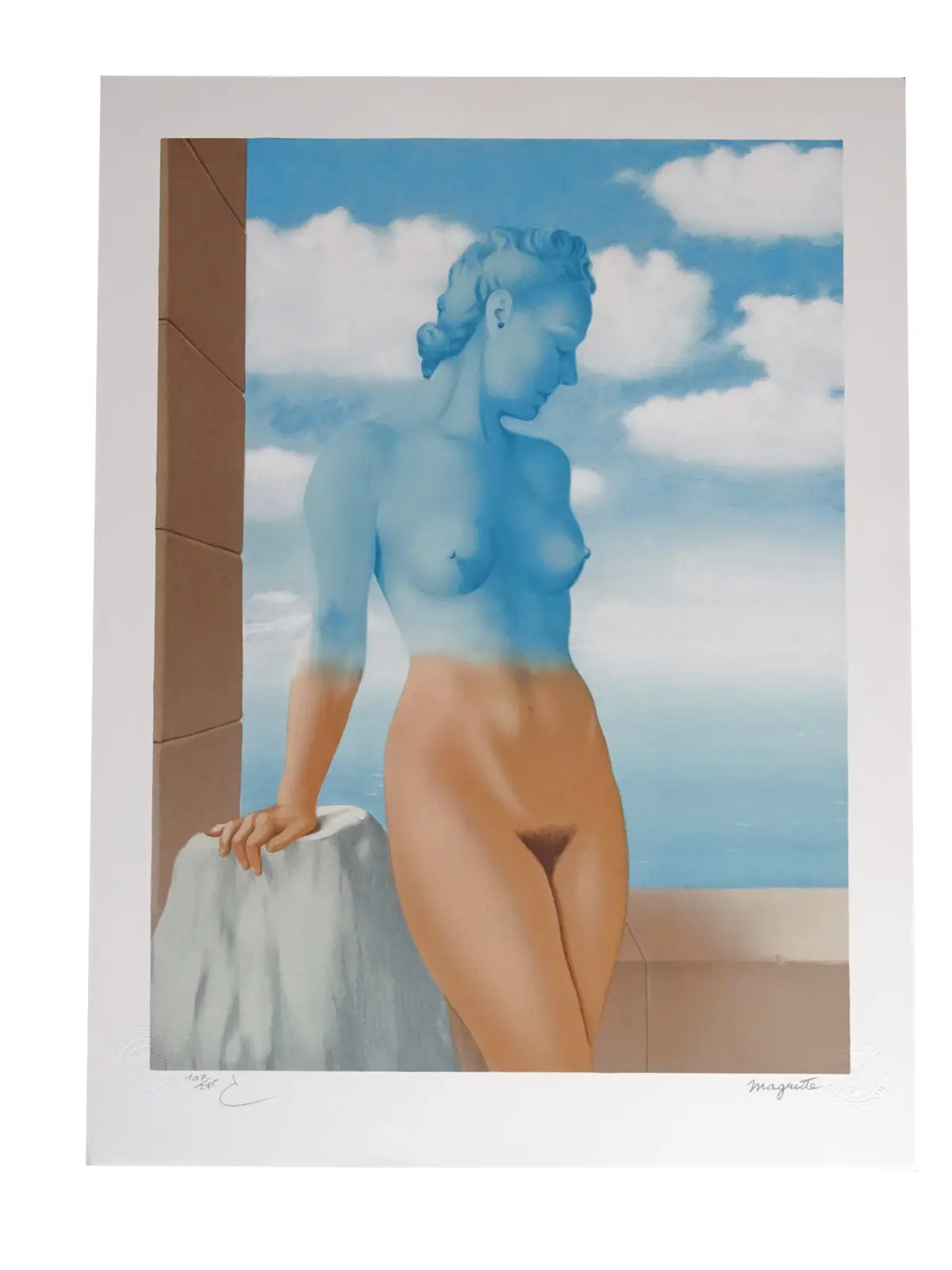 René MAGRITTE - La Magie noire - Lithographie - 2010