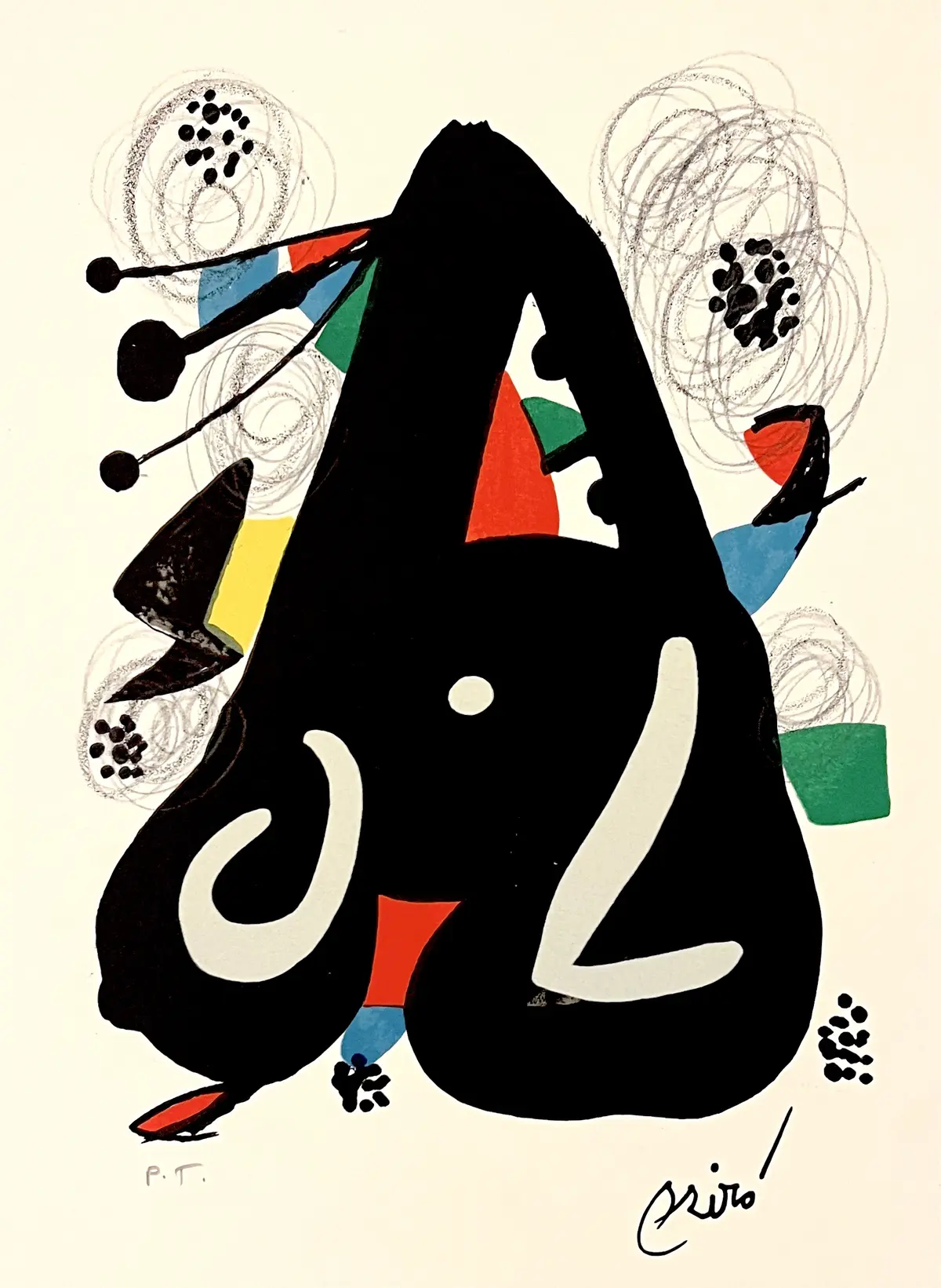 Joan MIRÓ - La mélodie acide, 1980, Lithographie