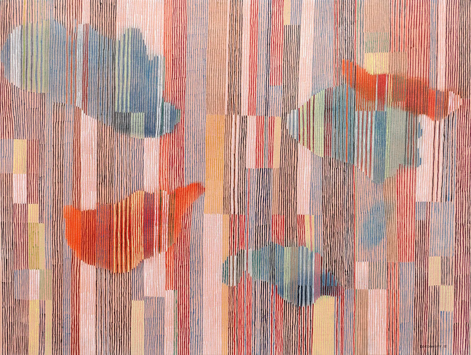 Jérémie IORDANOFF- n°682, 2019 - Huile sur toile