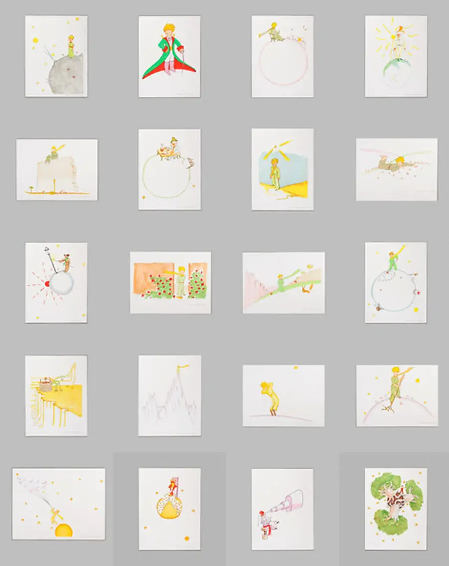 Antoine de Saint-Exupéry - Le Petit Prince, 2012, suite 20 lithographies