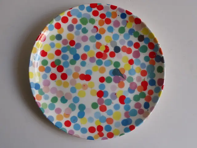 Damien Hirst - Assiette à pois sur toute la surface