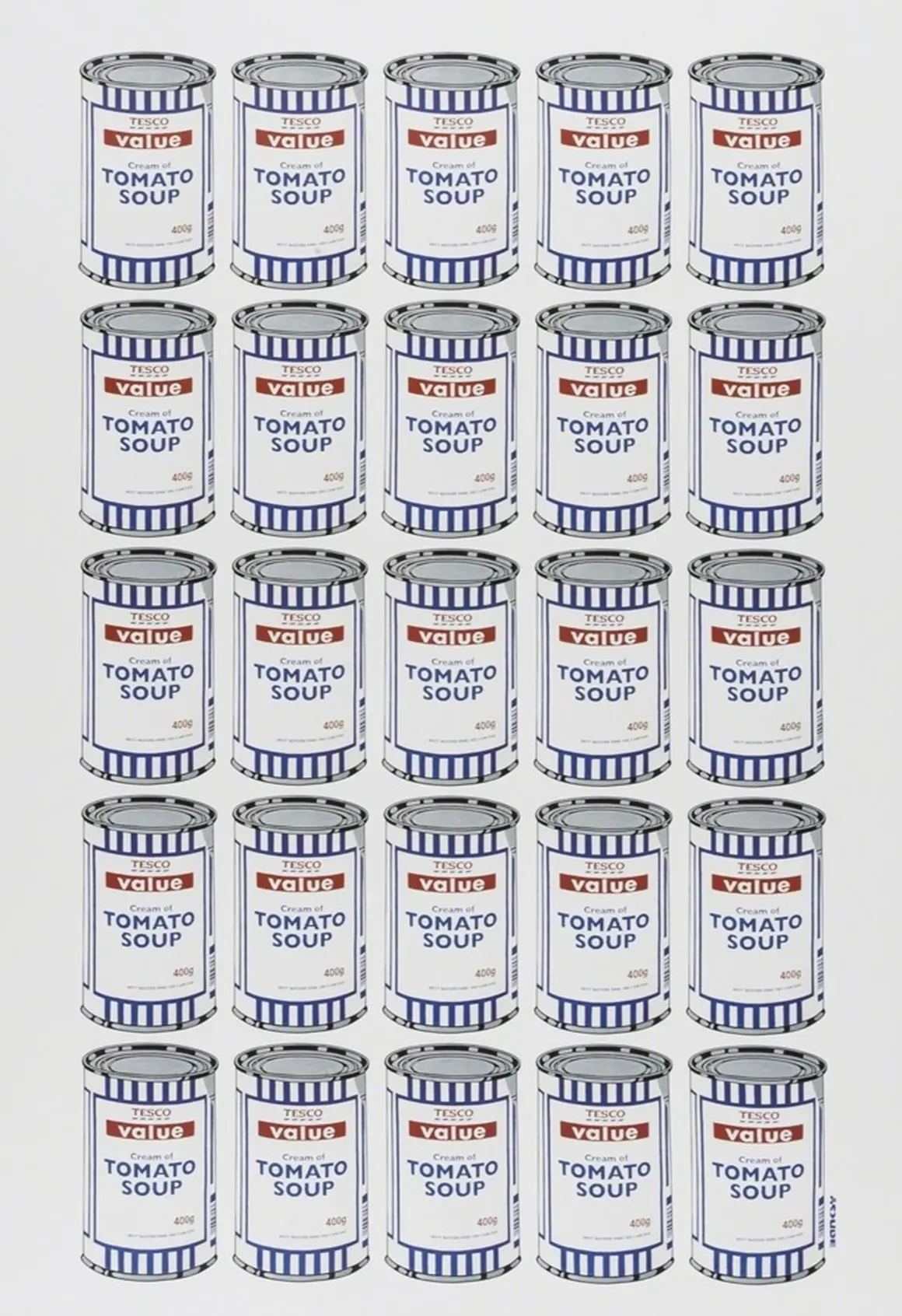 BANKSY (d’après) - Tomato Soup Cans, 2006 - Impression offset