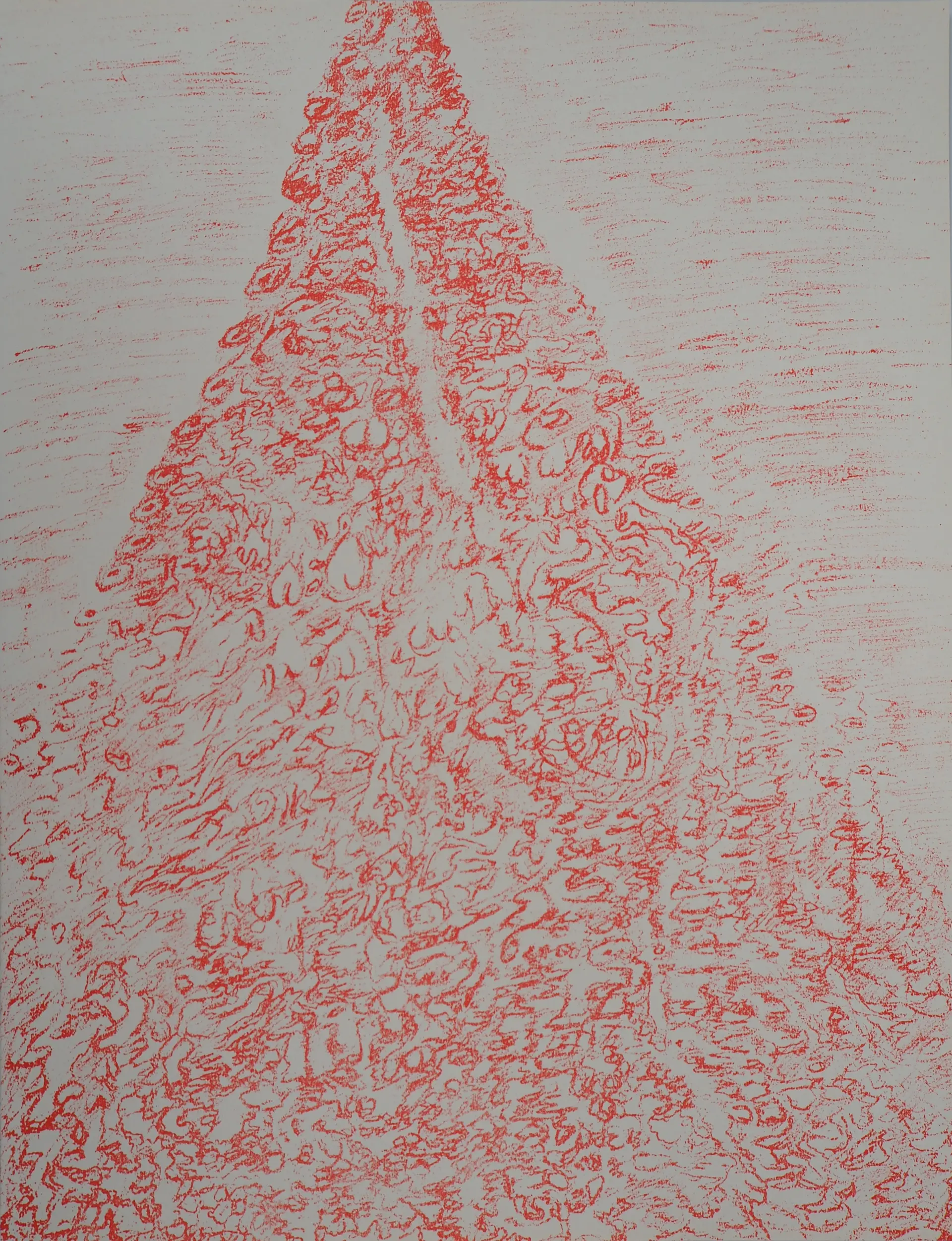 Henri MICHAUX : Pyramide (accumulation), 1958 - Gravure originale
