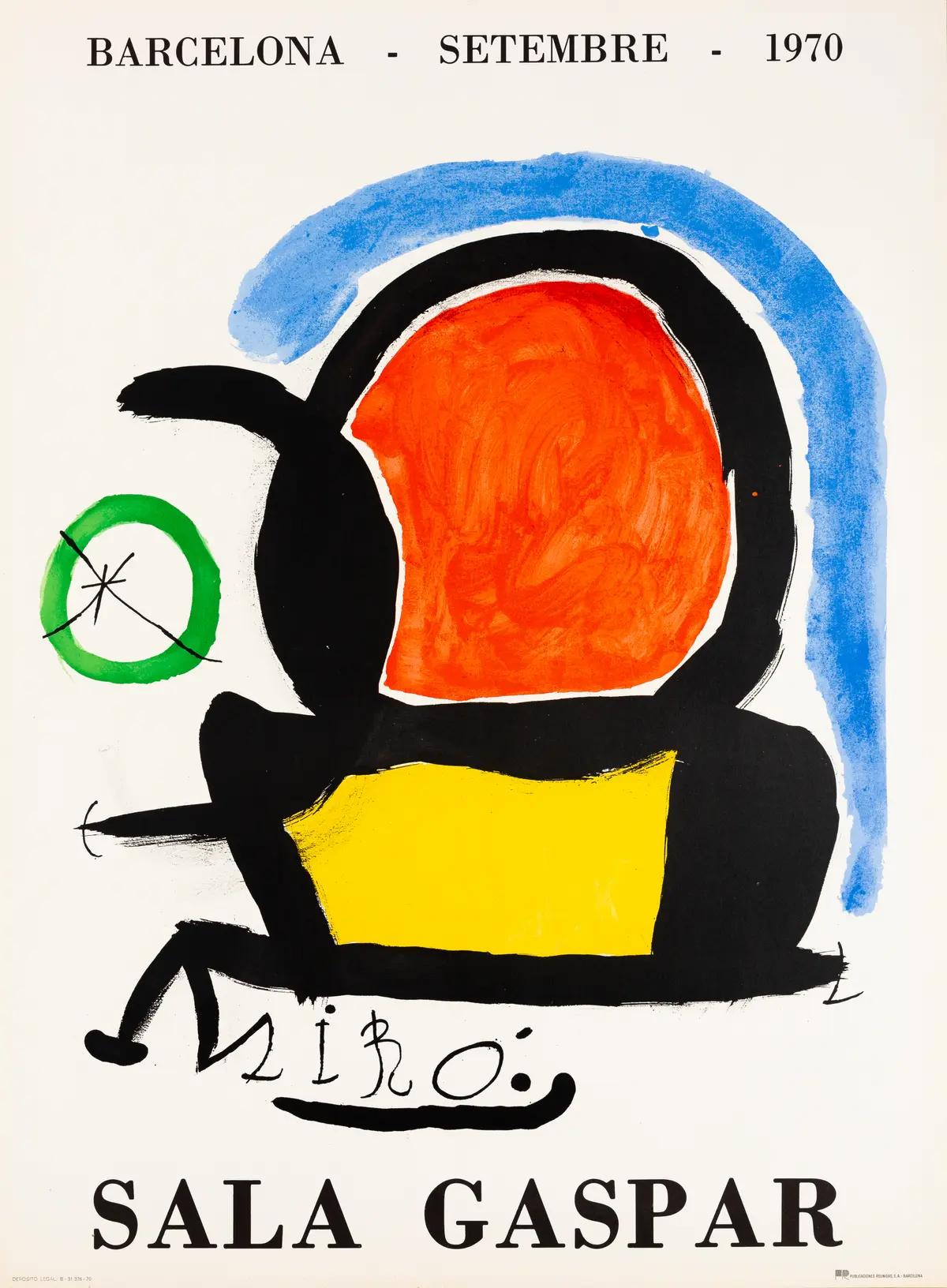 Joan MIRO : Tapis de Tarragona - Lithographie originale signée