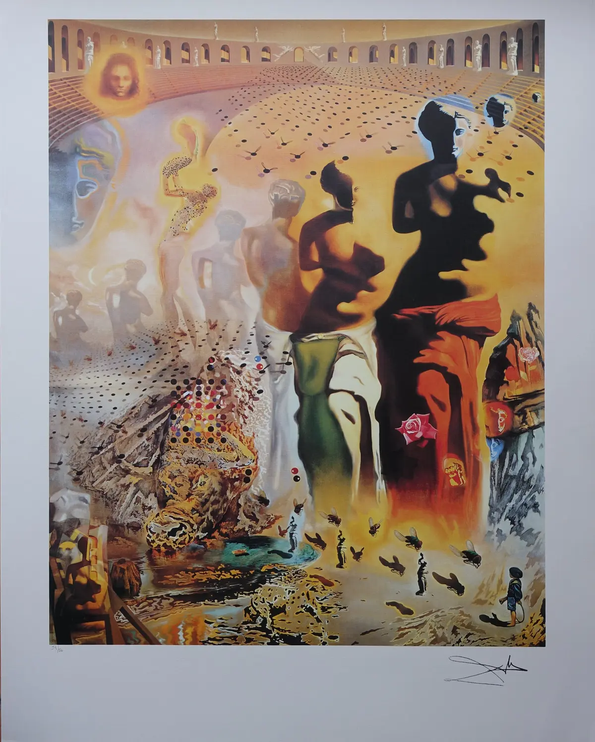 Salvador DALI (d’après) : Toréador hallucinogène, Lithographie signée, 500ex