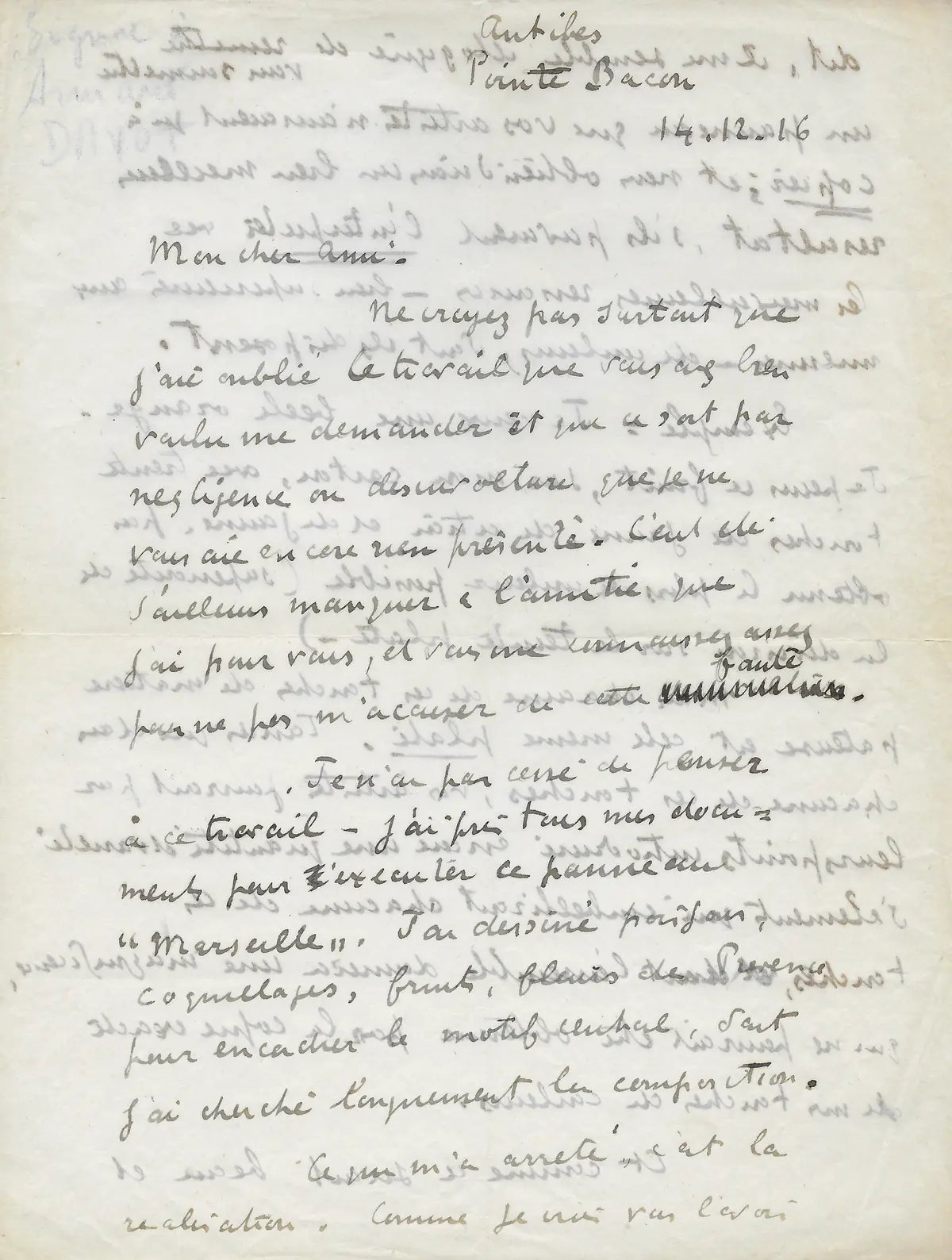 Paul SIGNAC - Lettre autographe signée