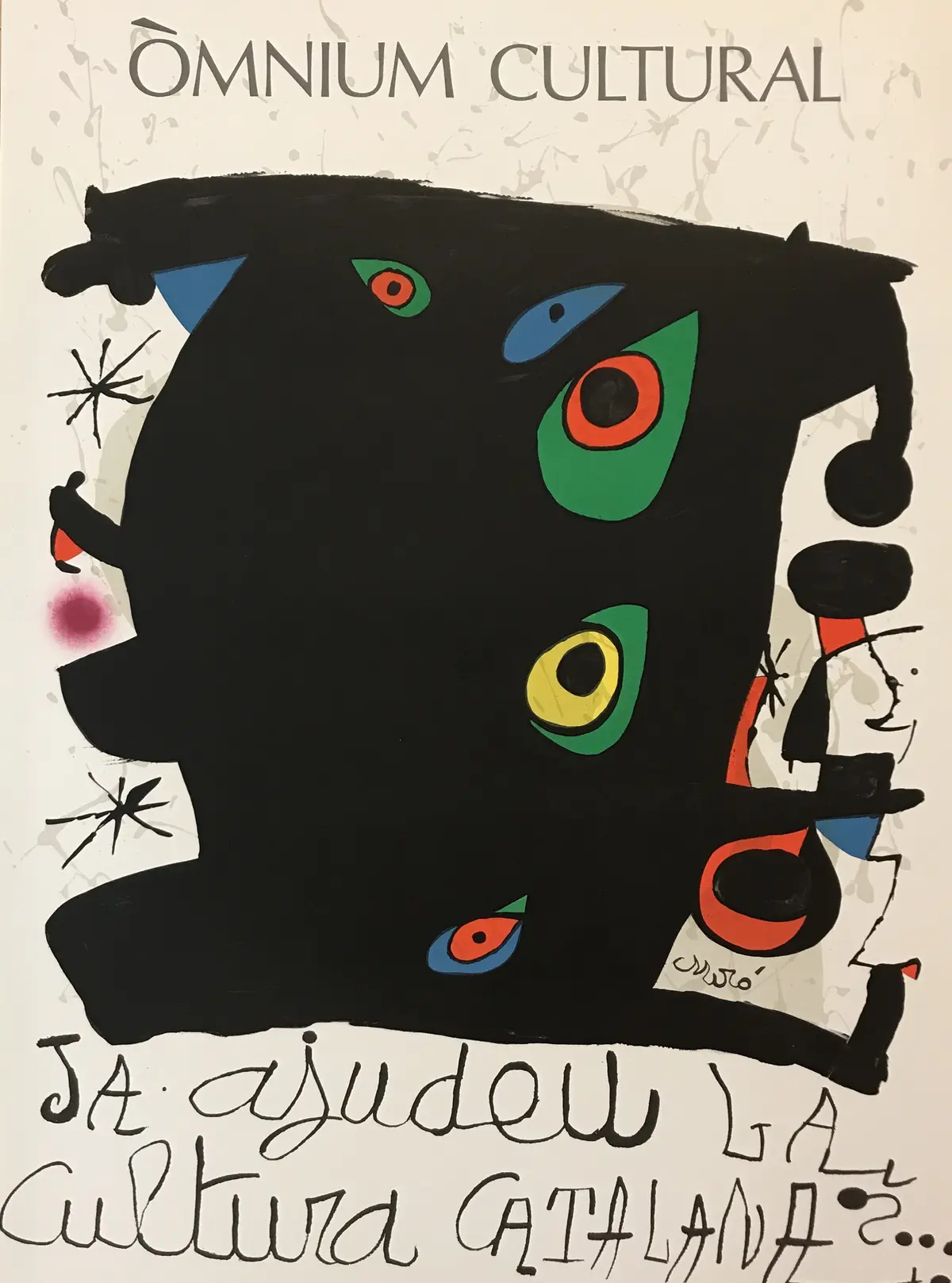 Joan MIRO - Omnium cultural, 1974 - Affiche lithographique