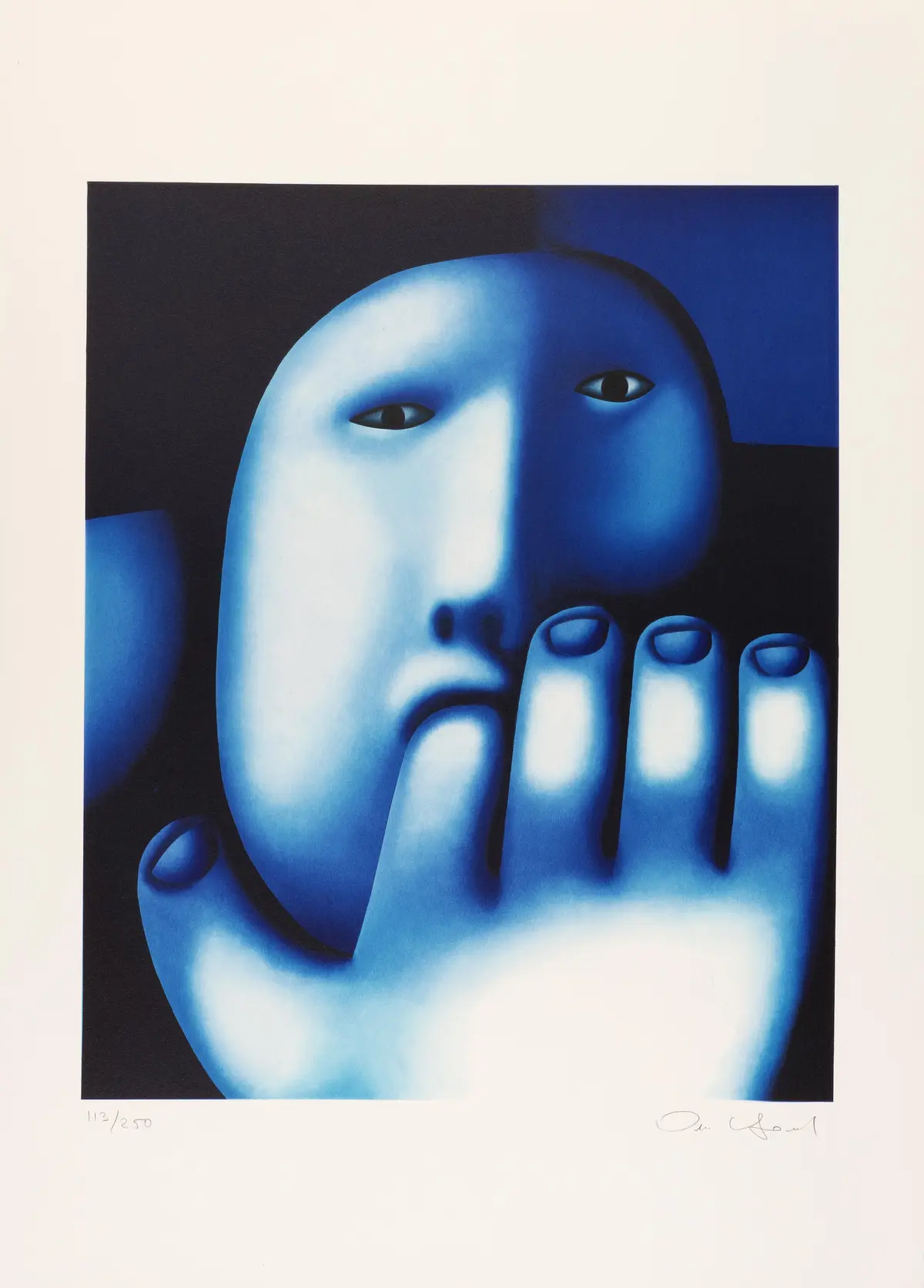 Oleg TSELKOV - Composition pour les JO 1992 - Lithographie signée au crayon