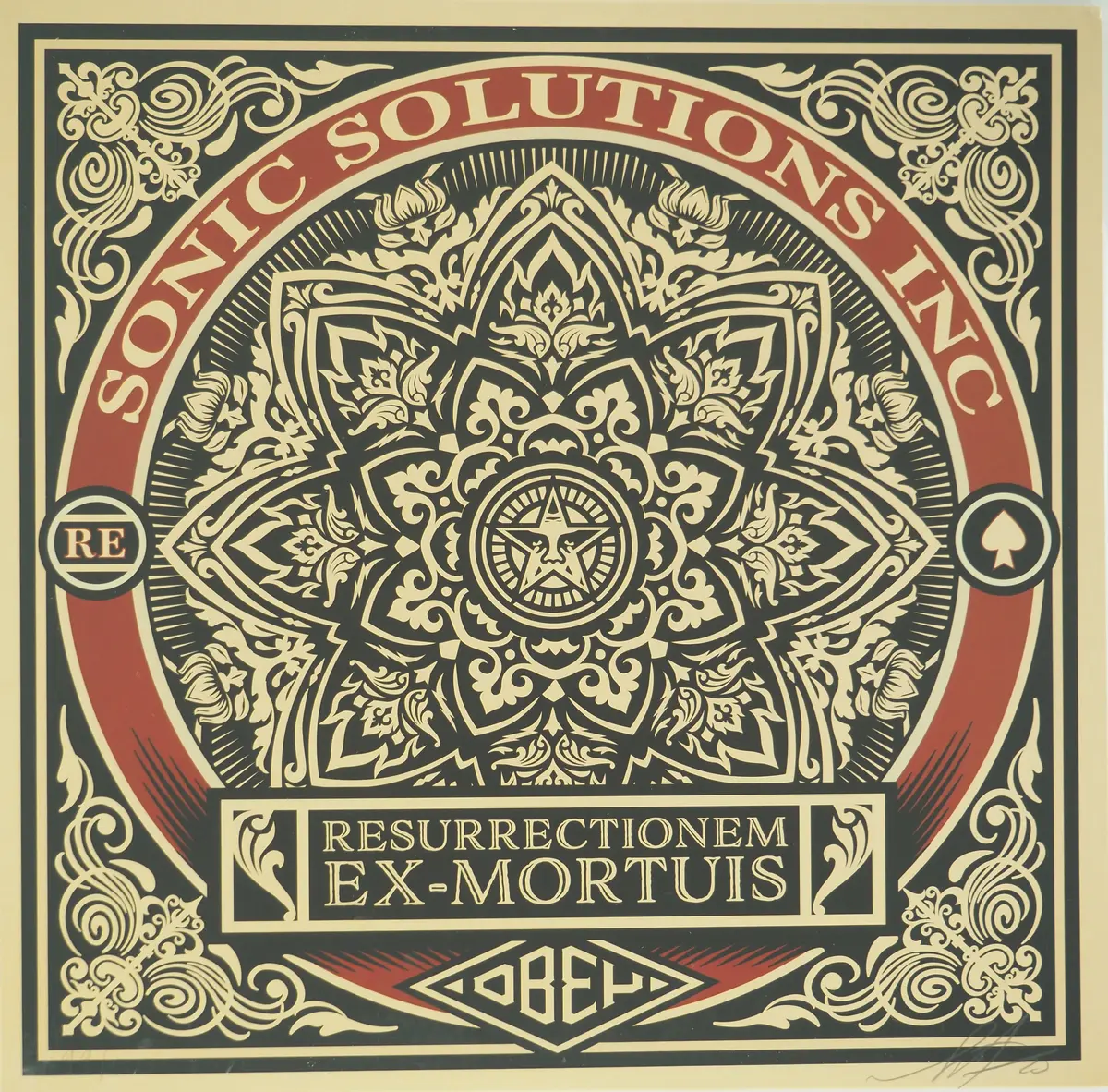 Shepard FAIREY (OBEY) : Resurrectionem ex-mortuis - Vinyle signé
