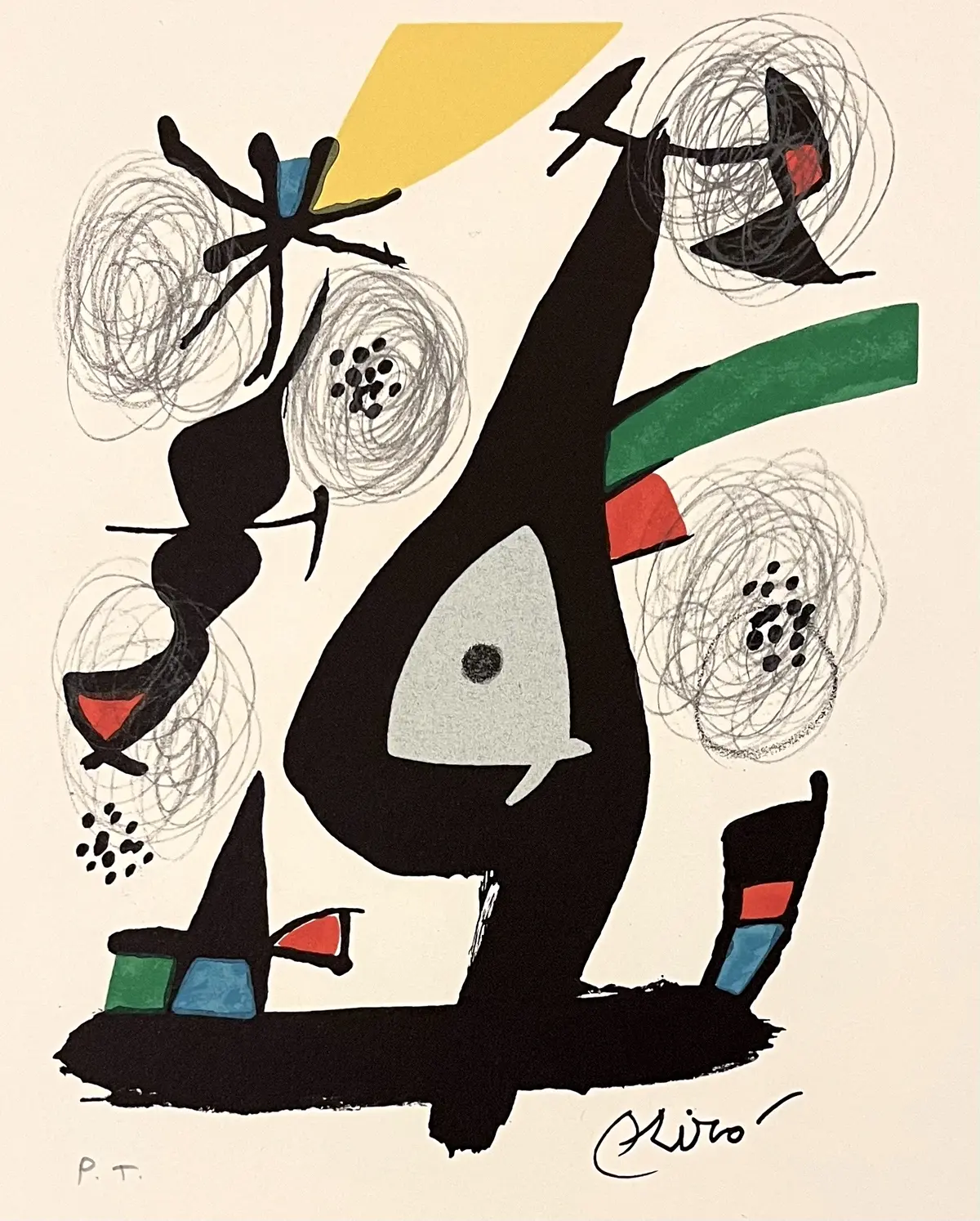Joan Miro - La mélodie acide,1980, lithographie