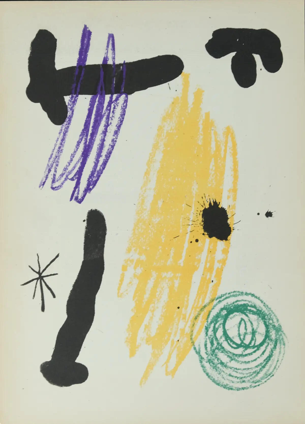 Joan MIRO : Obra Inedita Recent III - Lithographie originale