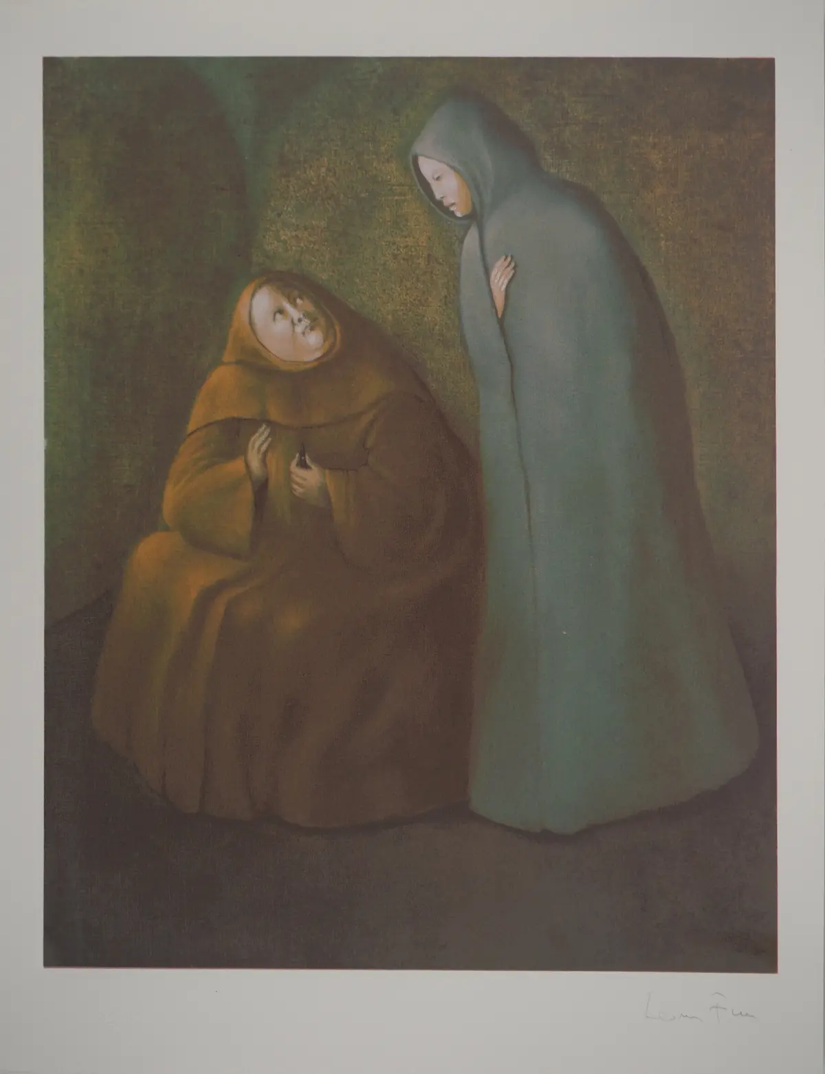 Léonor FINI : Rencontre secrète, Sérigraphie originale signée