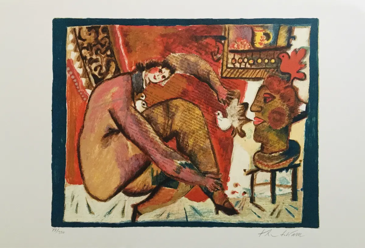 Théo TOBIASSE - Le Cantique des Cantiques XVII, 2009 - Lithographie