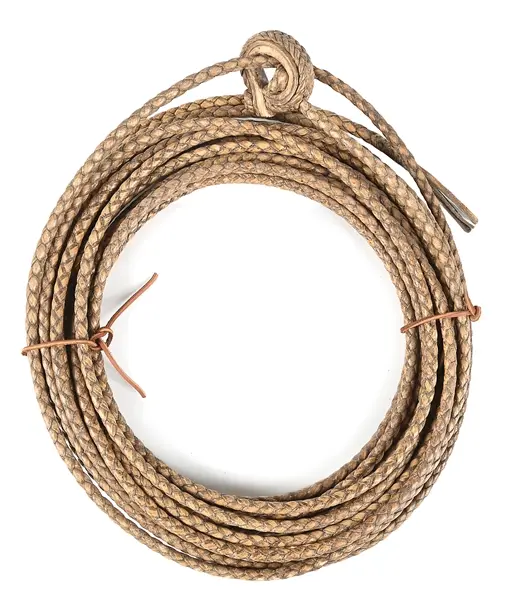 VINTAGE 50 FOOT RAWHIDE REATA.