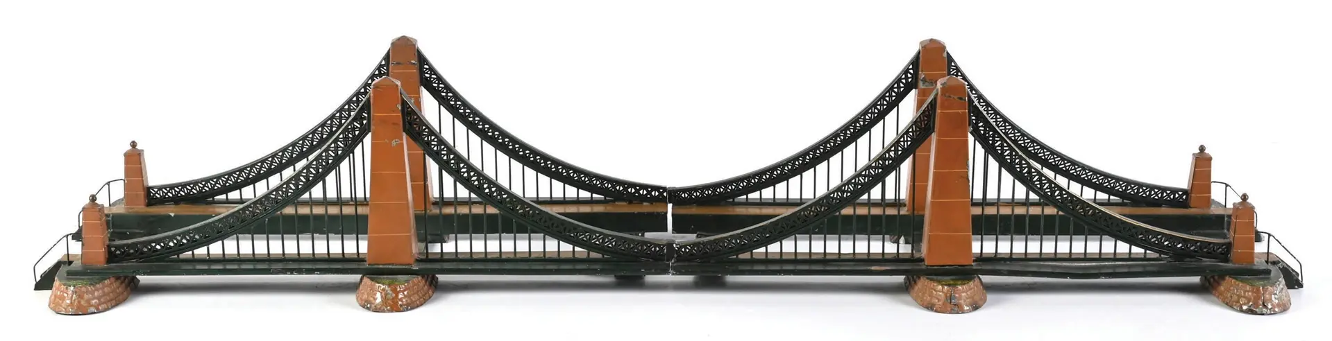MARKLIN GAUGE 1 TINPLATE 2514/1 SUSPENSION BRIDGE