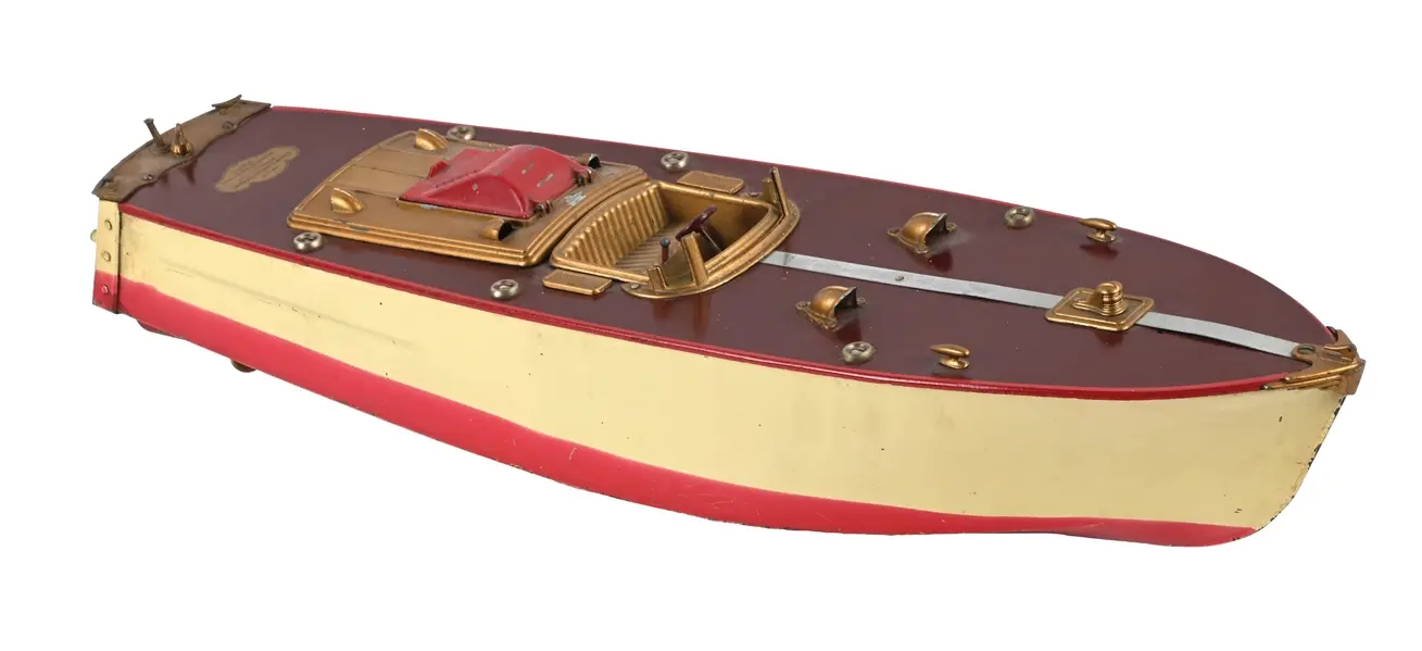 CALWIS INDUSTRIES LTD. ORKIN CRAFT TOY POND SPEED BOAT