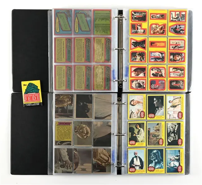 TWO BINDERS OF STAR WARS TRADING CARDS