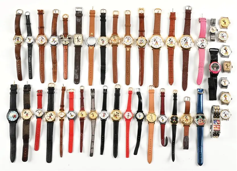 LARGE LOT OF MICKEY MOUSE WATCHES