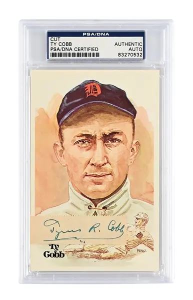 CUT SIGNATURE TY COBB PSA/DNA