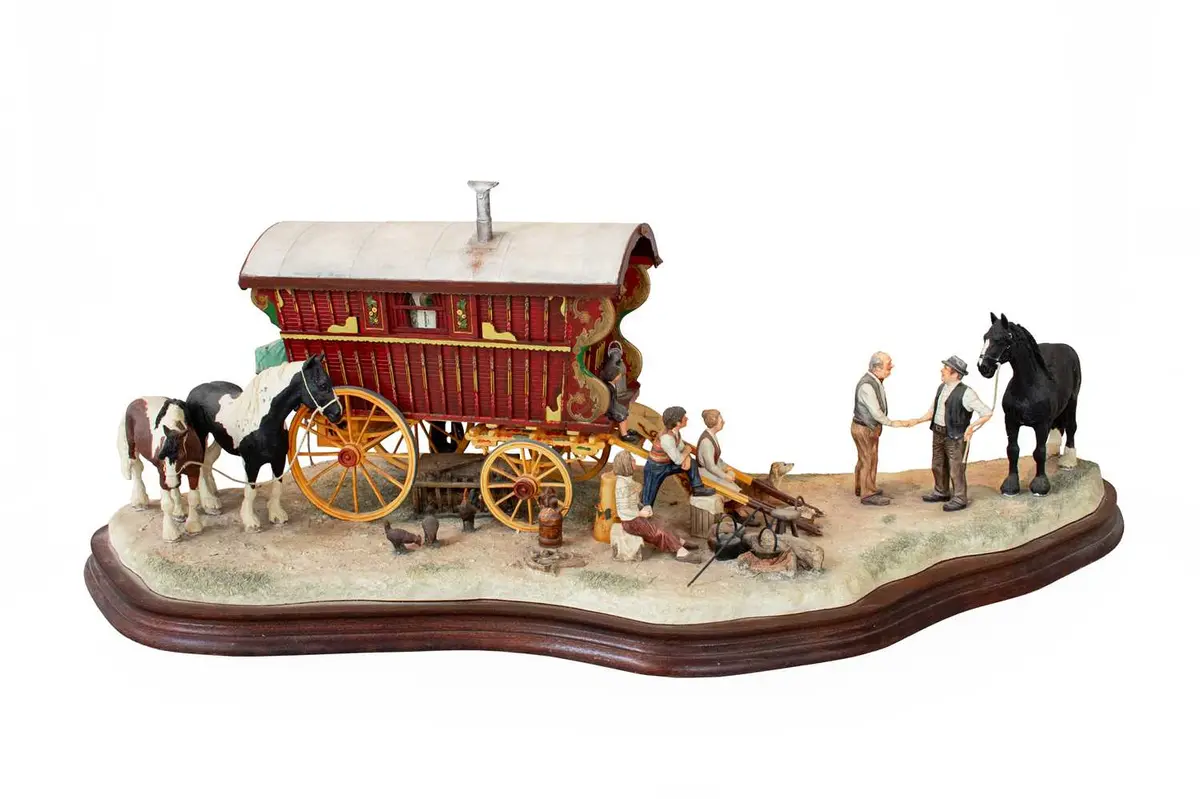 Border Fine Arts 'Striking A Deal At Appleby Fair'