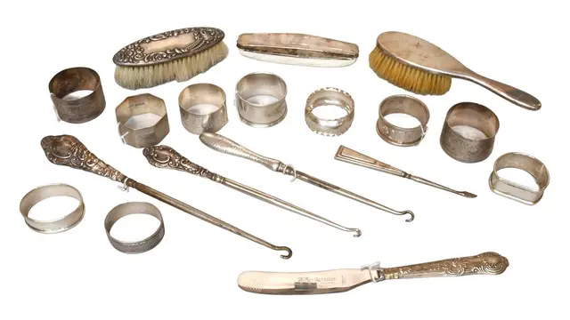 A Collection of Assorted Silver