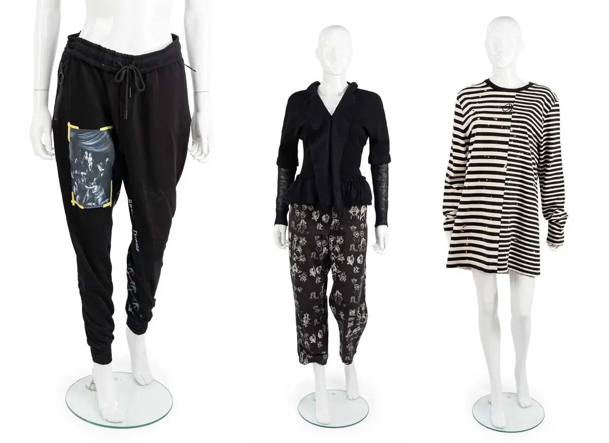 Comme Des Garçons Shirt x Nicolas Buffe Printed Black Jeans, Comme