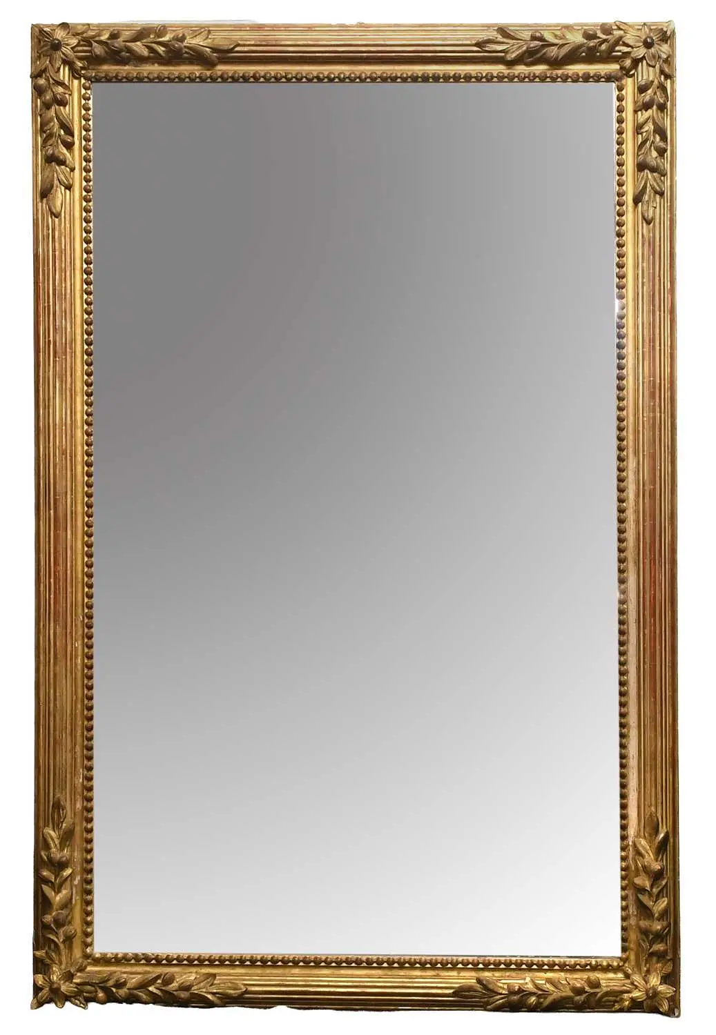 A Mid 19th Century Gilt and Gesso Overmantel Mirror
