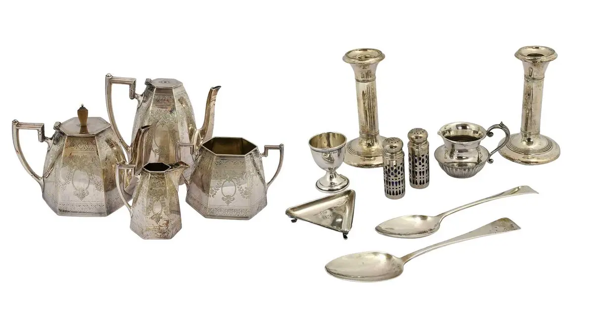 A Collection of Assorted Silver and Silver Plate