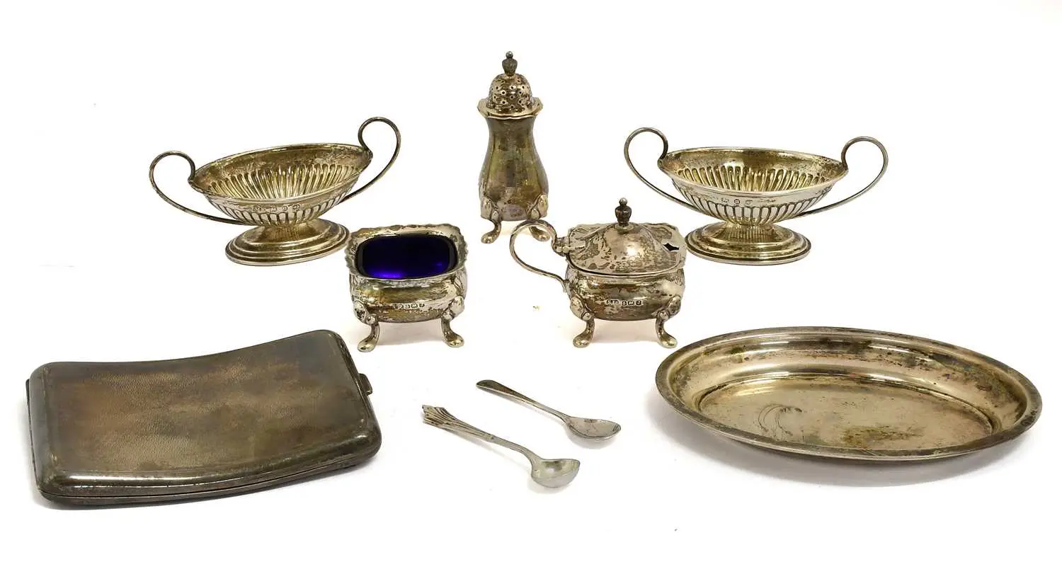 A Collection of Assorted Silver
