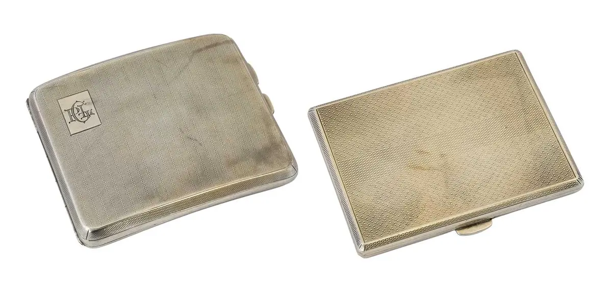 Two Silver Cigarette-Cases