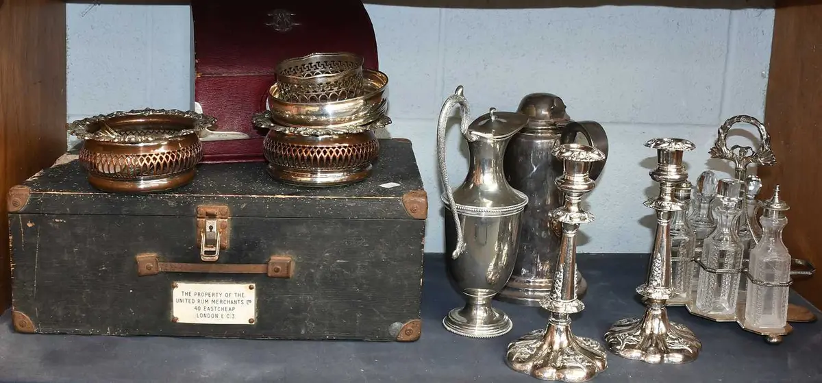 A Collection of Silver and Silver Plate