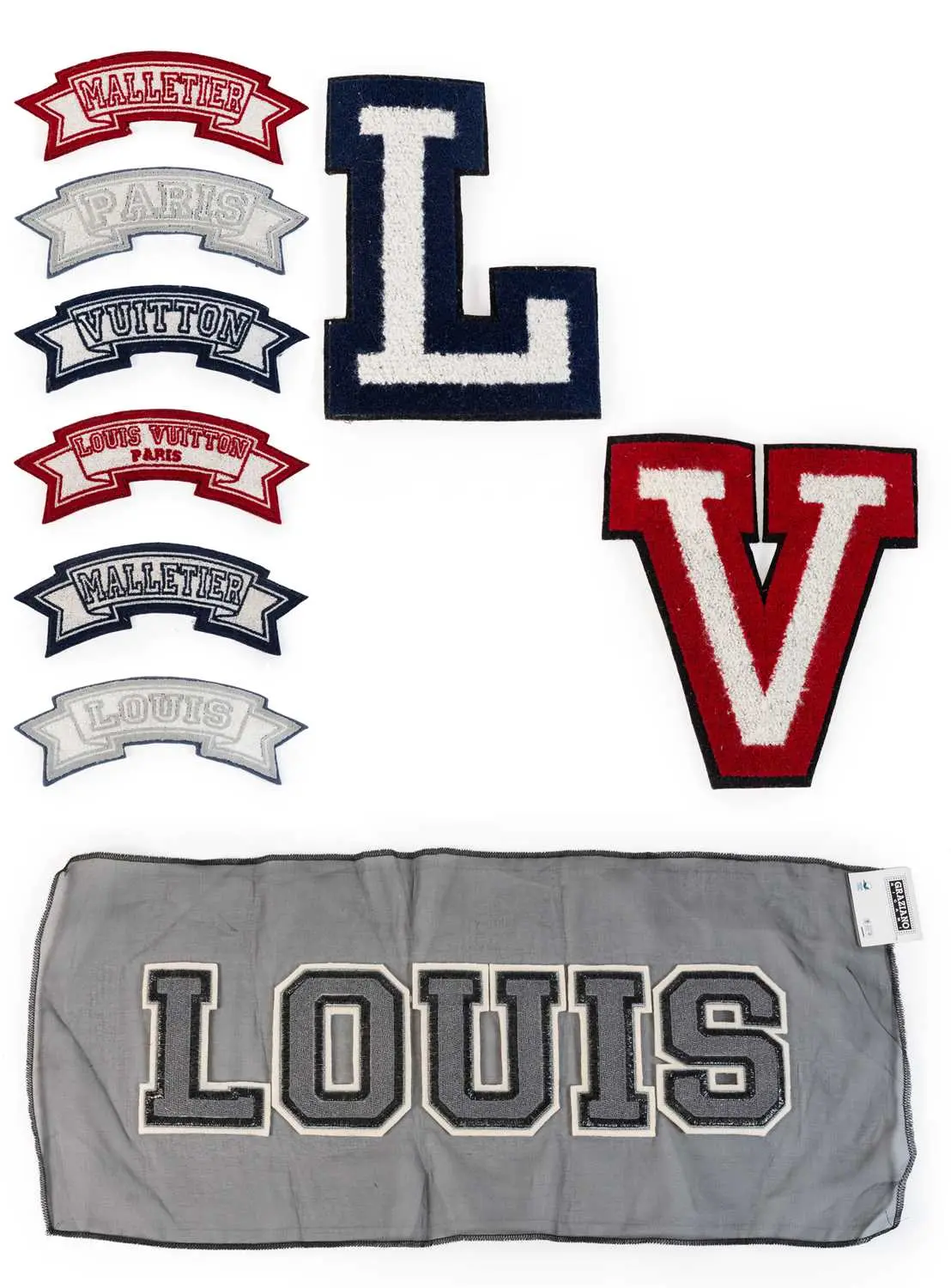 Louis Vuitton Machine Embroidery Sample, Fall/Winter 2018 Men's, Look