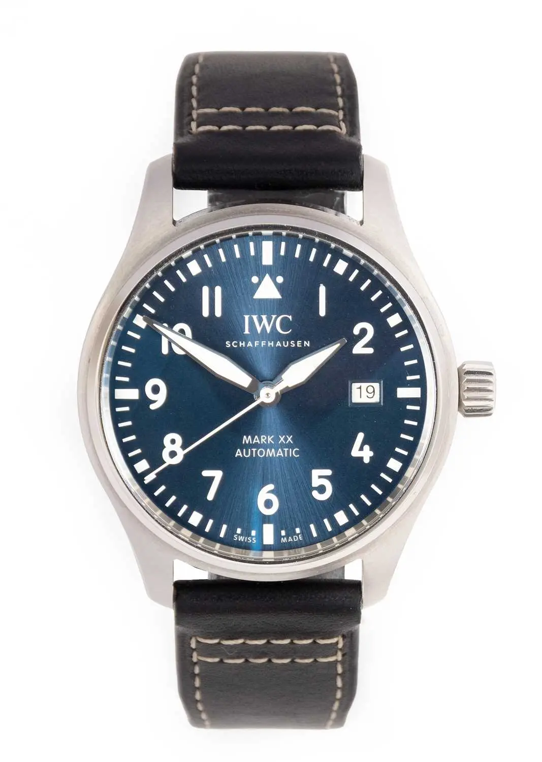 IWC: A Stainless Steel Automatic Celendar Centre Seconds Wristwatch