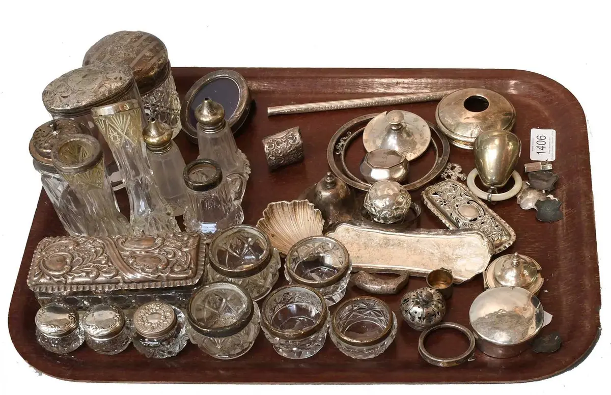 A Collection of Assorted Silver and Silver-Mounted Items