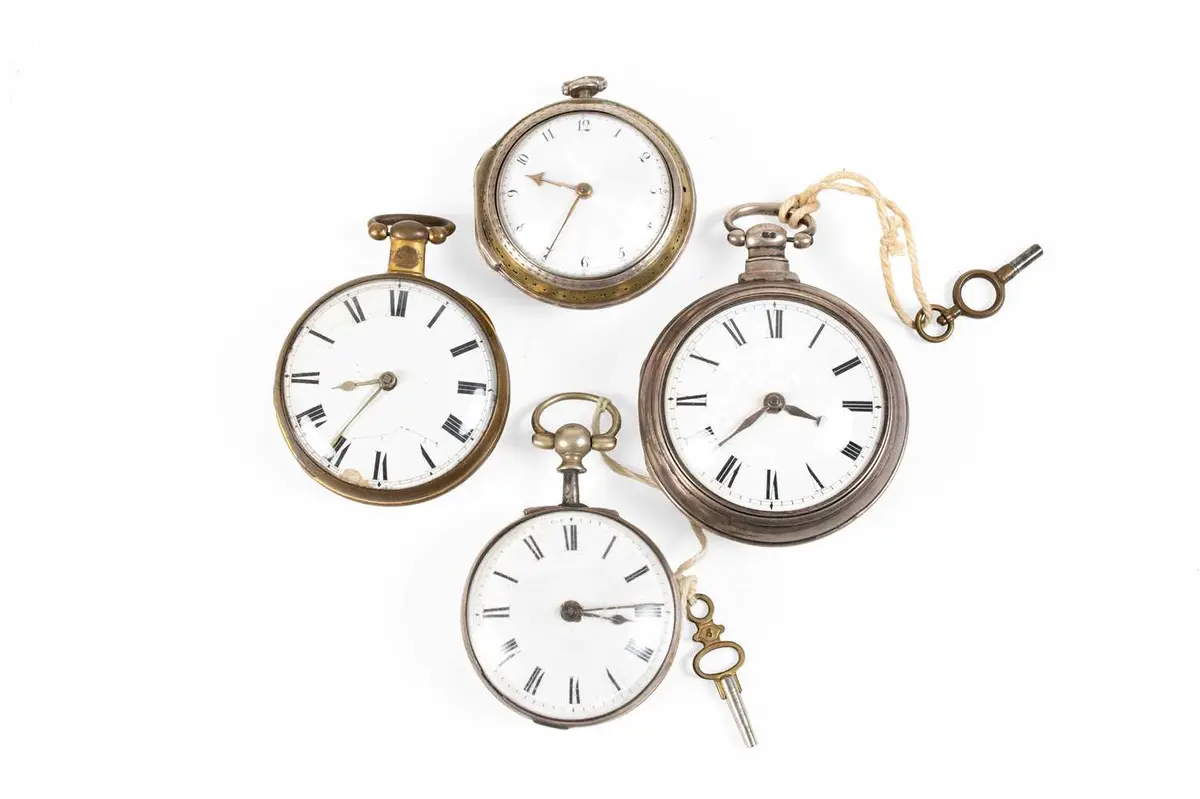 A Pair Cased Verge Pocket Watch