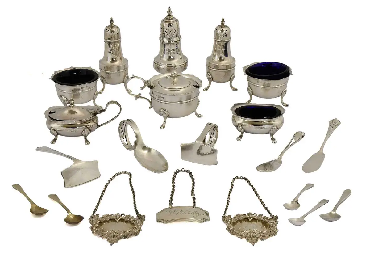 A Collection of Assorted Silver