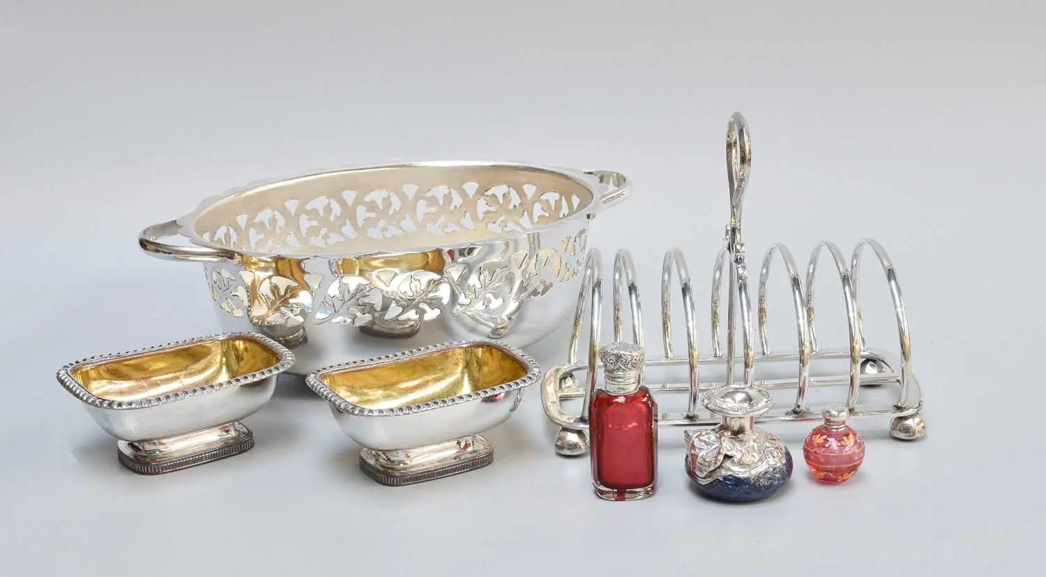A Collection of Assorted Silver and Silver Plate