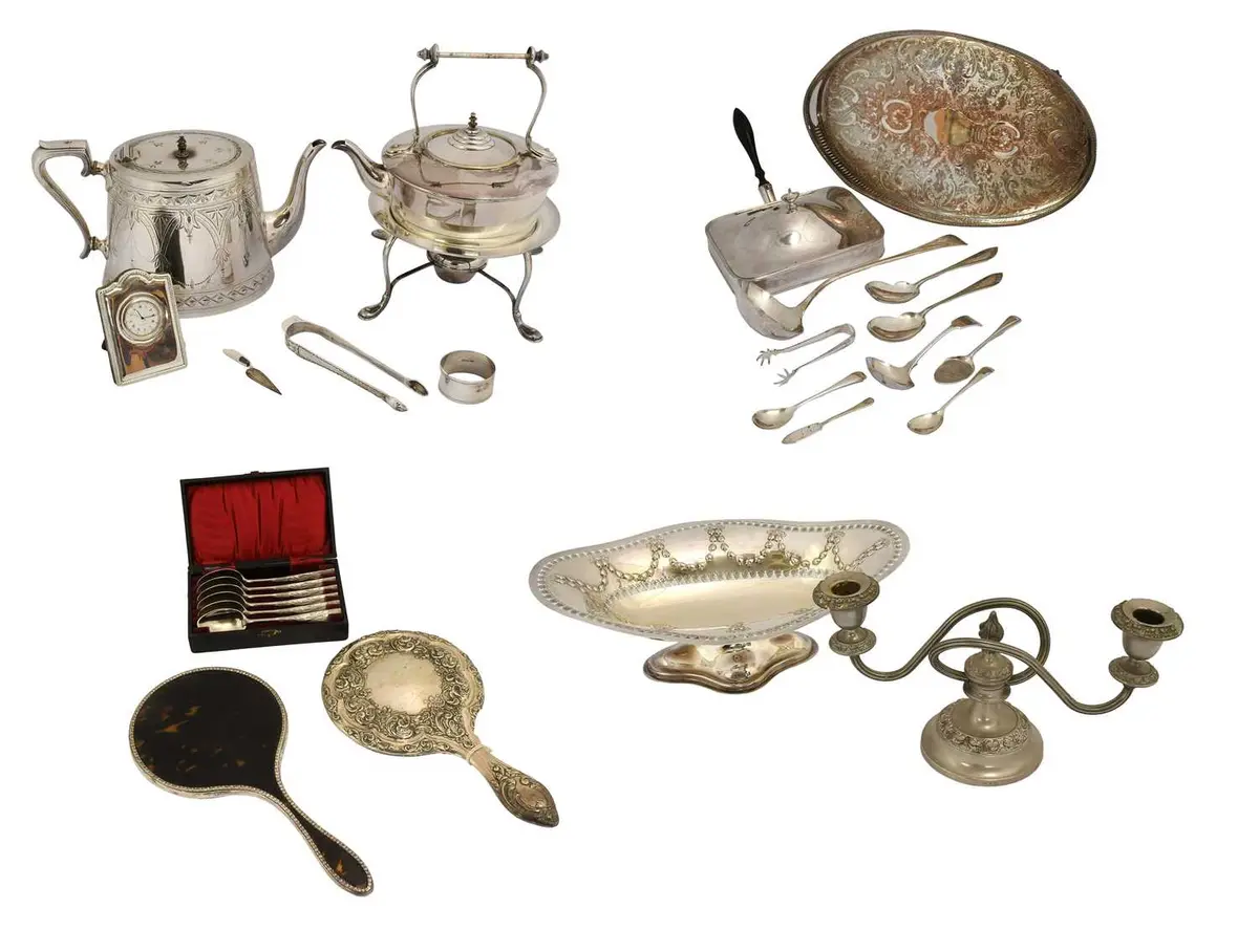 A Collection of Assorted Silver and Silver Plate