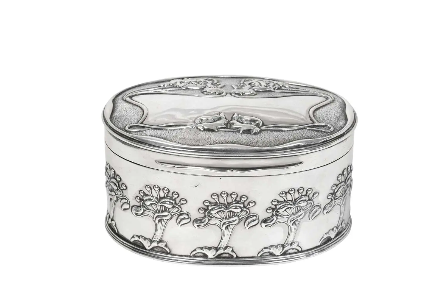 An Edward VII Silver Box by W. G. Connell, Overstriking The Mark of