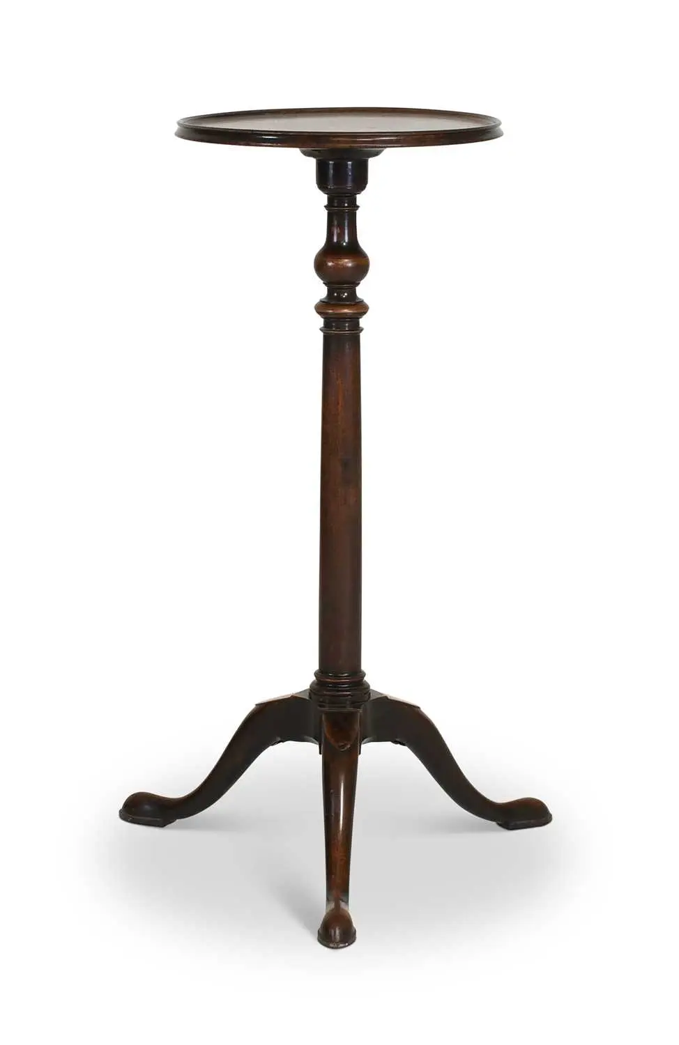 A George III Mahogany Circular Tripod Table, late 18th century