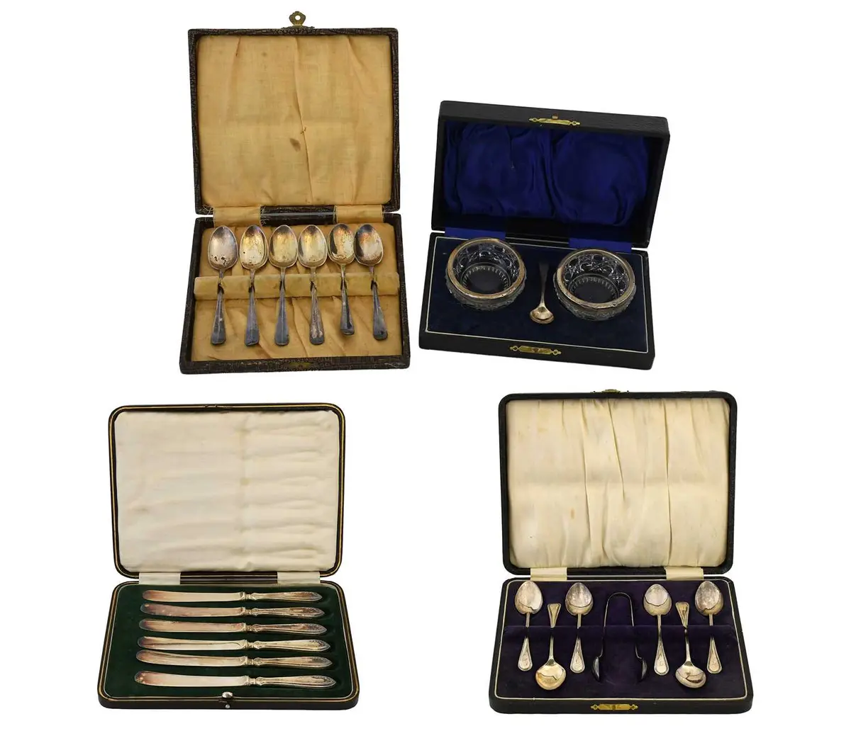 A Collection of Assorted Silver or Silver-Mounted Glass