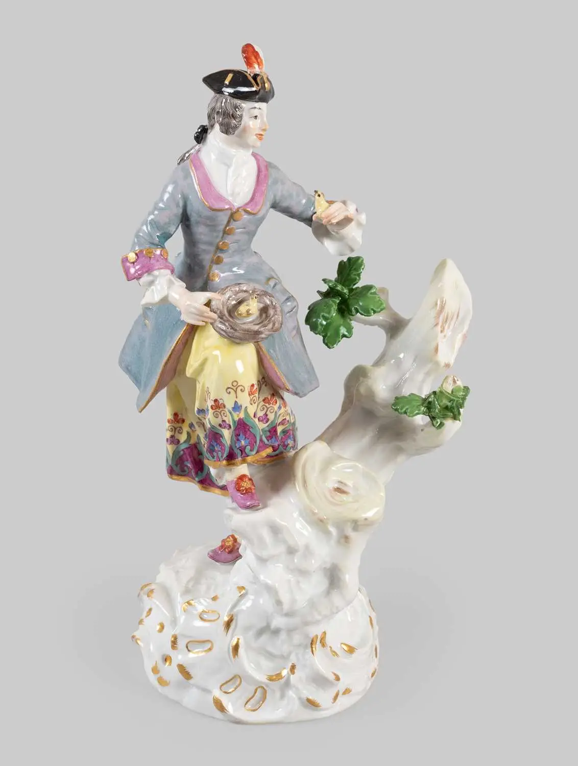 A Meissen Porcelain Figure of a Lady, circa 1750