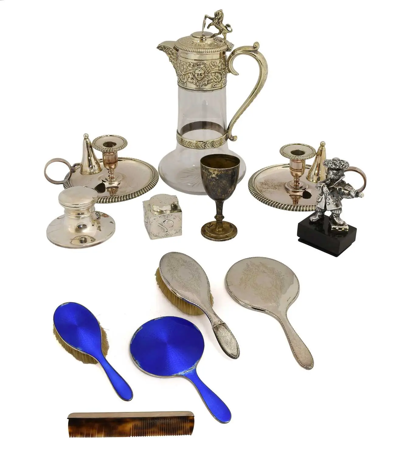 A Collection of Assorted Silver and Silver Plate