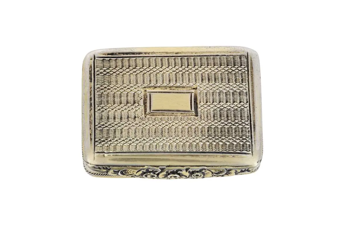 A George IV Silver-Gilt Vinaigrette, by Thomas Freeman, Birmingham, 1829