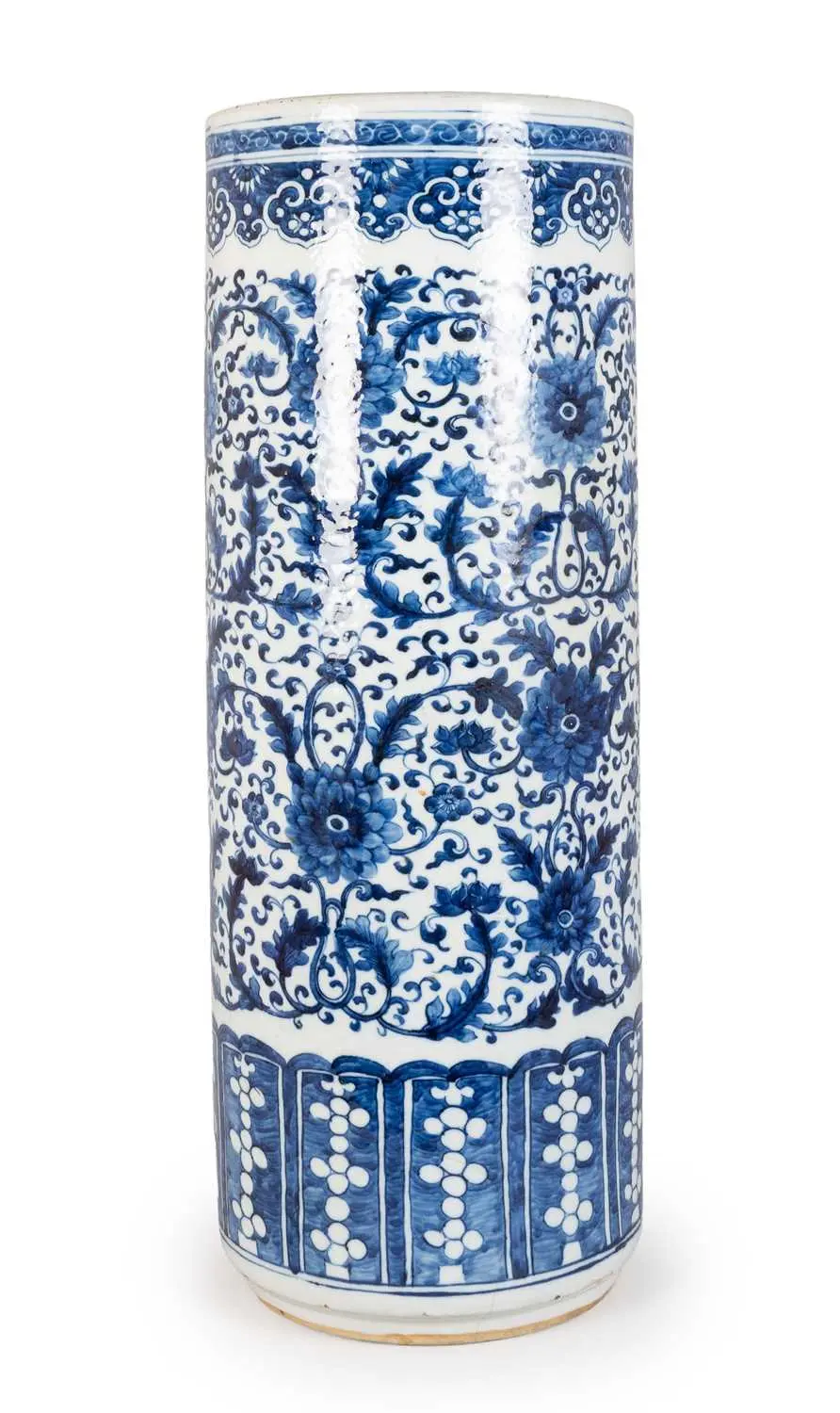 A Chinese Porcelain Stick Stand, late 19th century