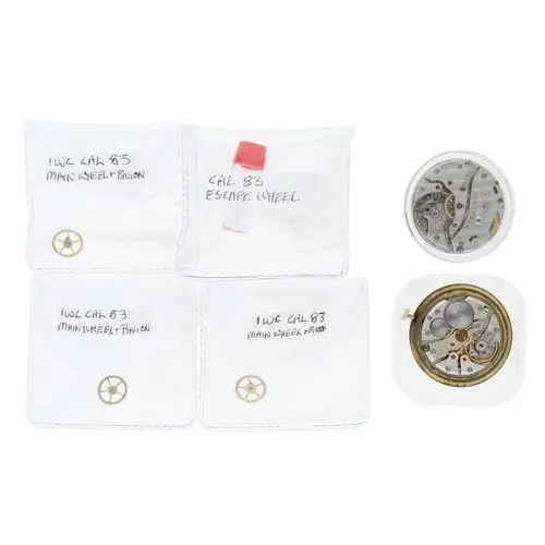 IWC (International Watch Co.) gentleman's wristwatch movemen...