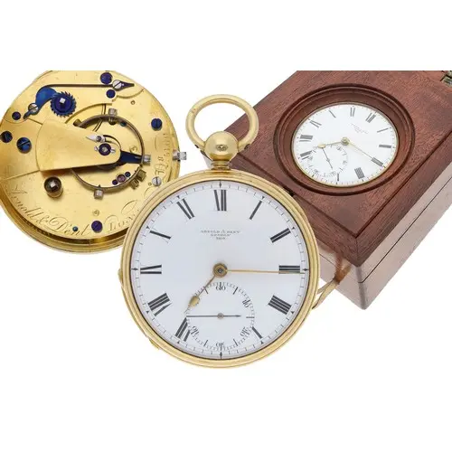 Arnold & Dent, London - fine 18ct pocket chronometer, No...