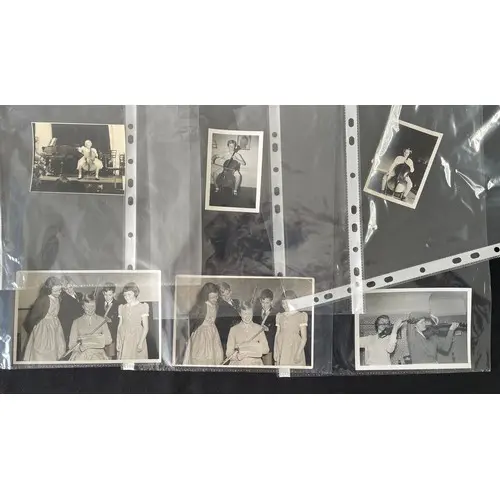 Photographs - including a young Jacqueline du Pré posing whi...
